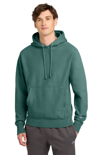 Champion ® Reverse Weave ® Garment-Dyed Hooded Sweatshirt