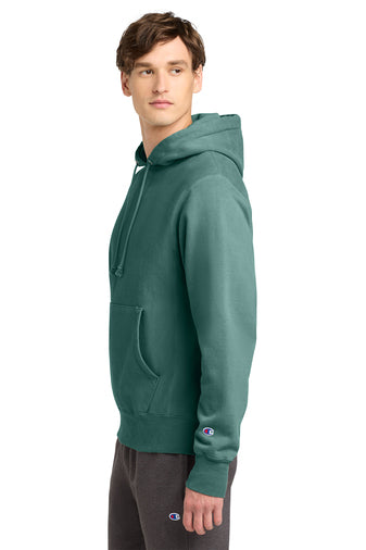 Champion ® Reverse Weave ® Garment-Dyed Hooded Sweatshirt