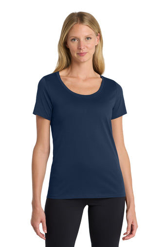 Nike Women's Dri-FIT Cotton/Poly Scoop Neck Tee