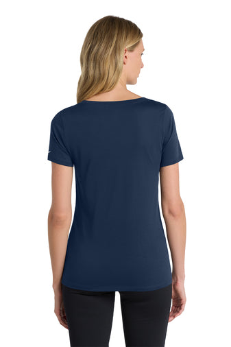 Nike Women's Dri-FIT Cotton/Poly Scoop Neck Tee