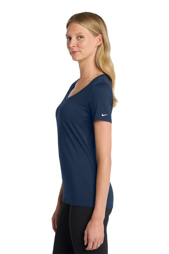 Nike Women's Dri-FIT Cotton/Poly Scoop Neck Tee